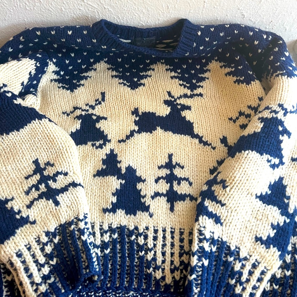 vintage woolrich sweater